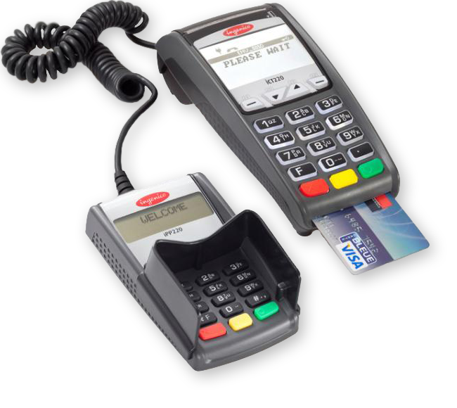 Terminal płatniczy PayTel z czytnikiem kart